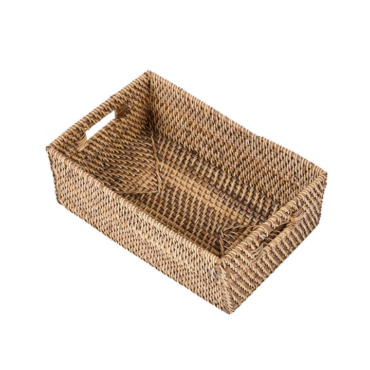 RATTAN Aufbewahrungskorb - Regalkorb - Dekokorb