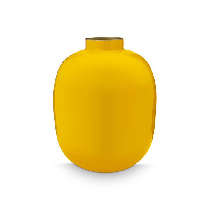 Vase Metal YELLOW 32cm