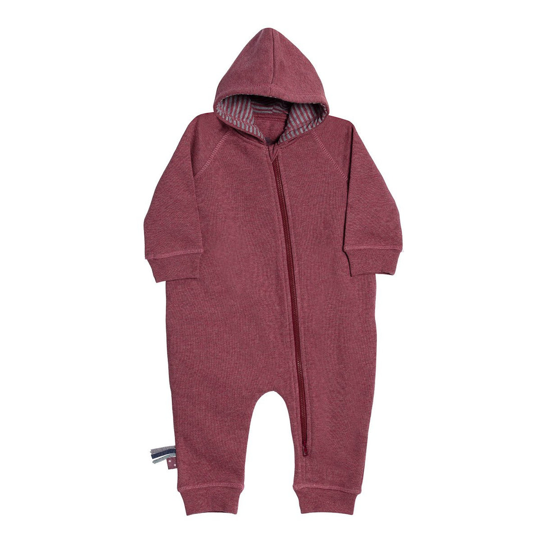 OrganicEra Organic Baby Overall mit Reißverschluss, Bordeaux