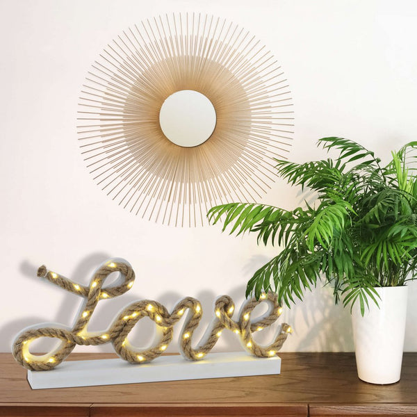 LED-Deko Tischleuchte - Schriftzug LOVE