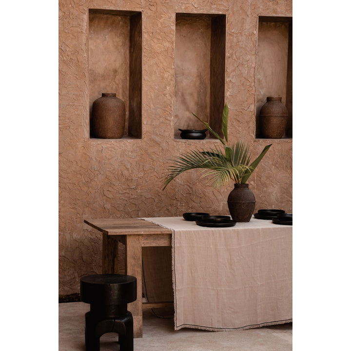 TUSCANY Tischdecke - Leinen Natur 150x300