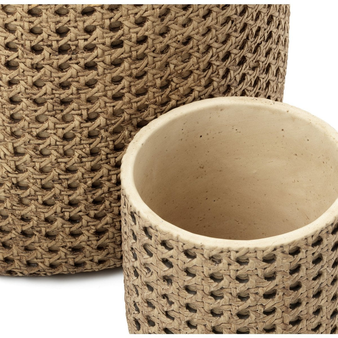 RATTANROCK Pflanzkübel XL - Pflanztopf - Dekotopf