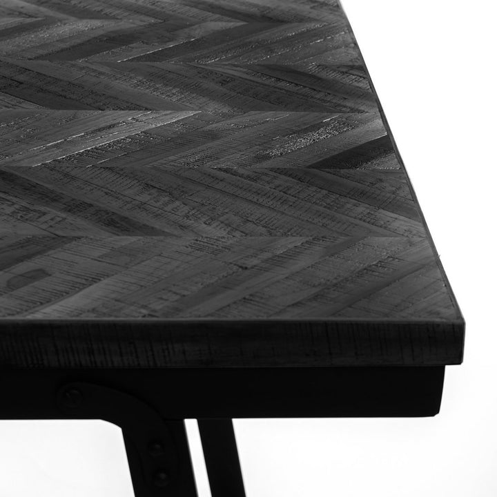 HERRINGBONE Hochtisch - Konsolentisch Teakholz