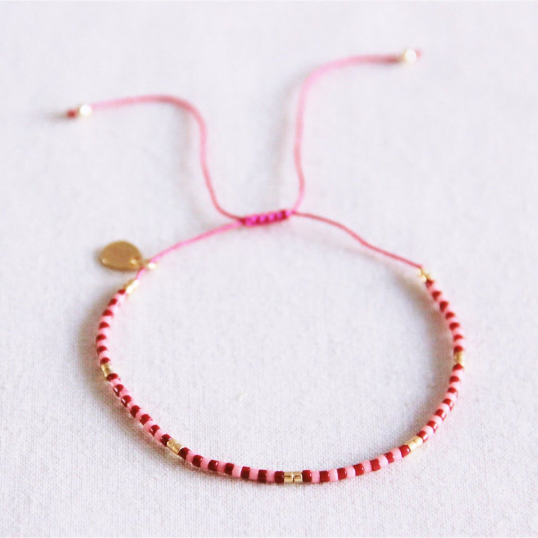Armband - Miyuki - Pink/Cherry