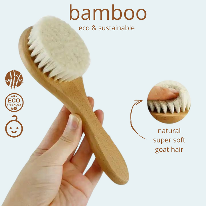 Baby Bambus Haarbürste - Bamboo Soft Brush