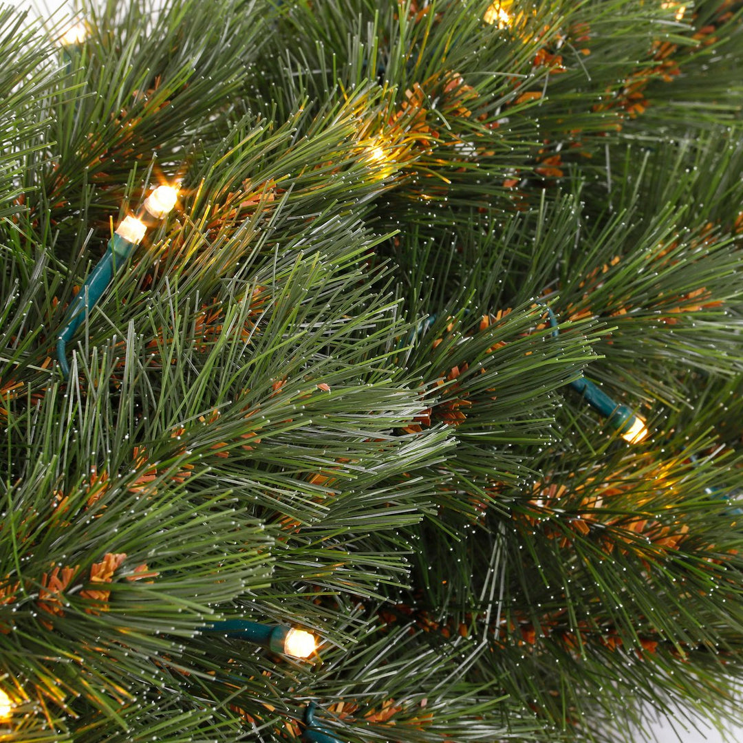 Girlande mit LED-Beleuchtung "Forest Frosted" gebogen - L180cm