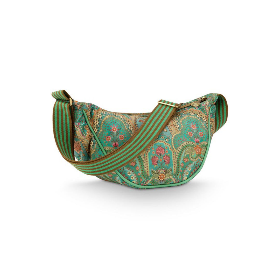Half Moon Cross Body Bag FREYA JABALI GREEN