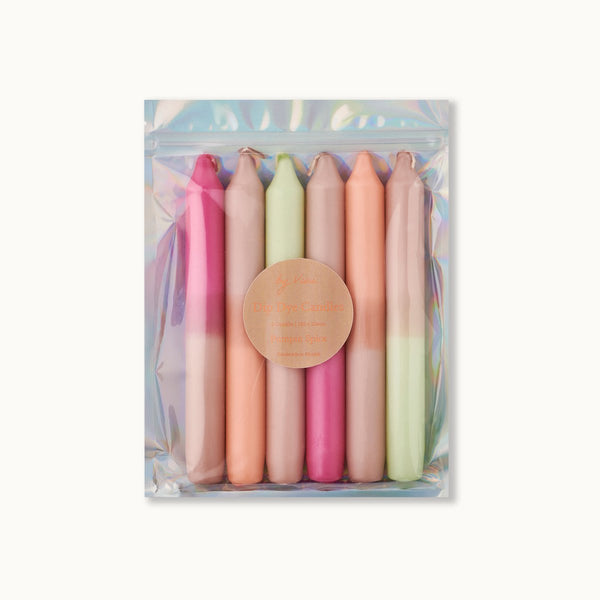 Dip Dye Kerzen 6er-Set: Pumpkin Spice