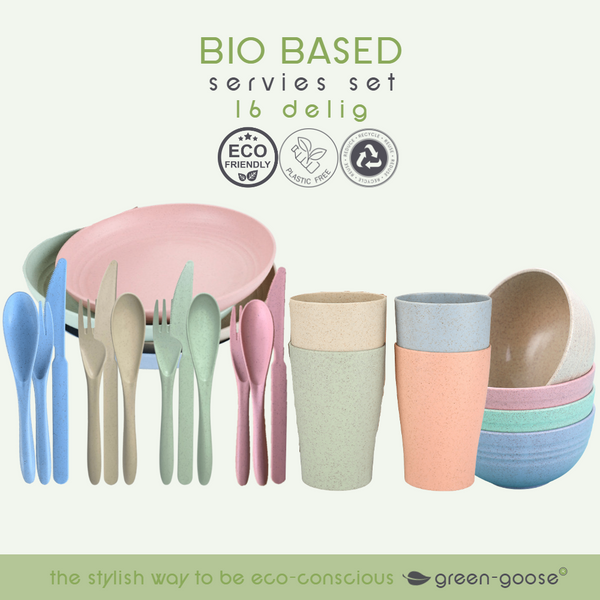 BIO Geschirr 24er-Set - Picknick-Set