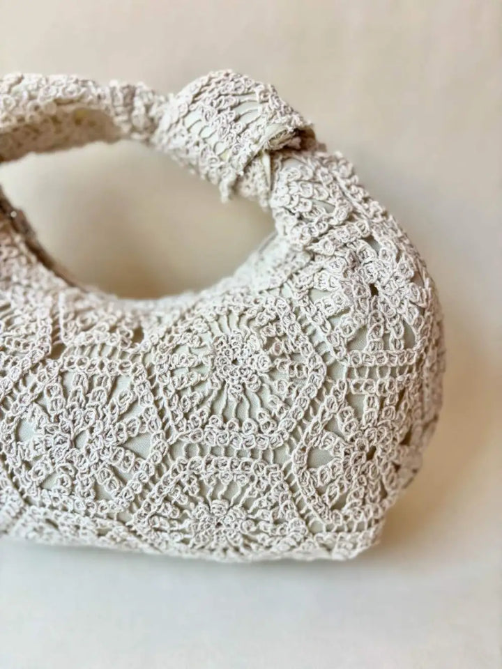 JIP BAG - Häkeltasche Clutch - Handtasche Makramee