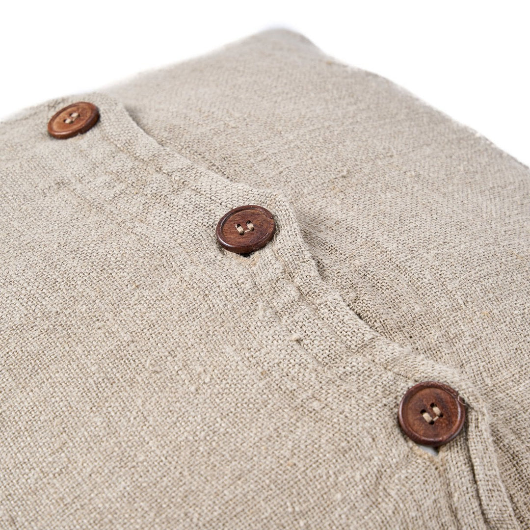 LINEN EDIT Kissenbezug - Leinen Natur 50x50