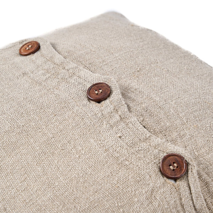 LINEN EDIT Kissenbezug - Leinen Natur 50x50