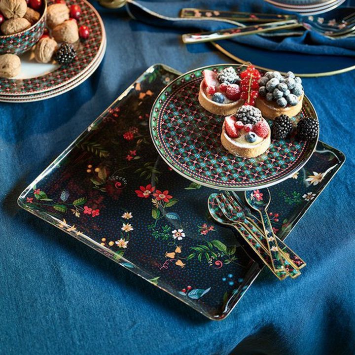 Tray Metal Medium BERRY BLUES Dark Blue