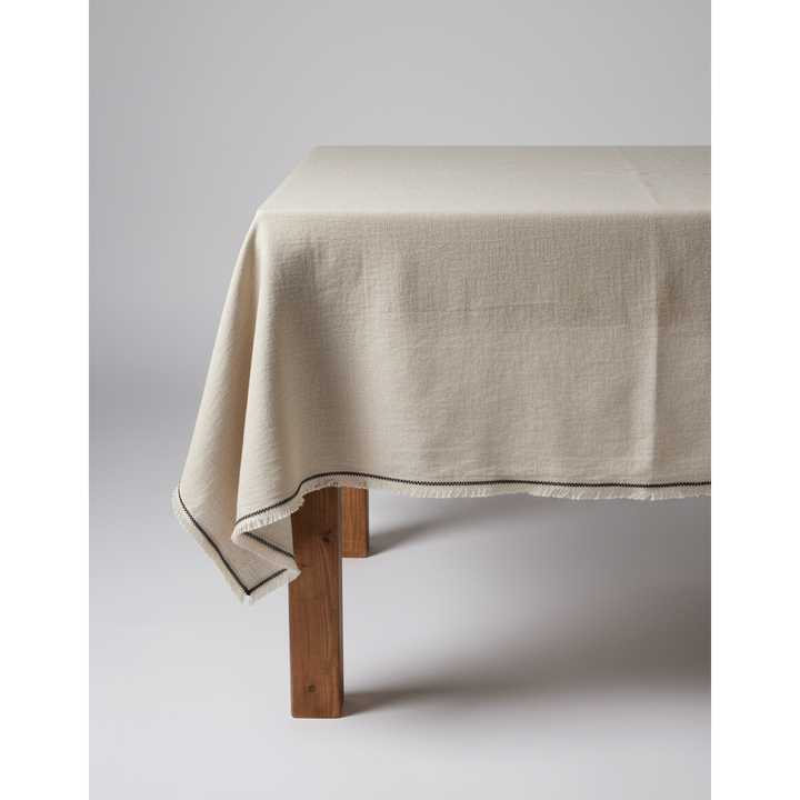TUSCANY Tischdecke - Leinen Natur 150x300