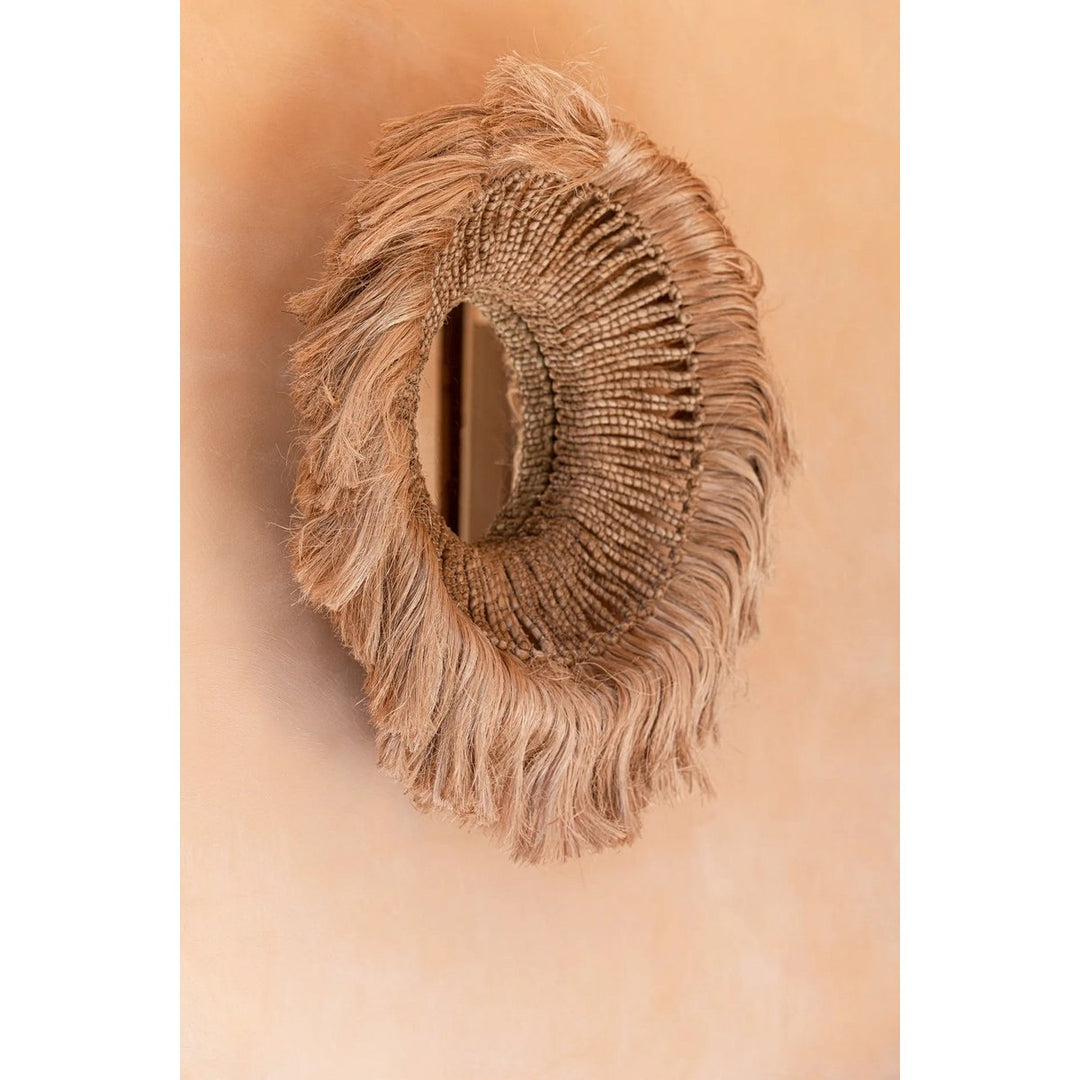 SOLOMON Spiegel - Wanddekor - Abaca Natur