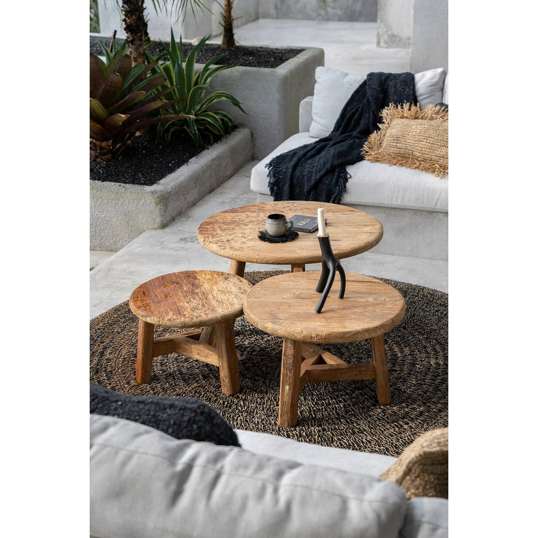 SEAGRASS Teppich - Naturschwarz rund 200