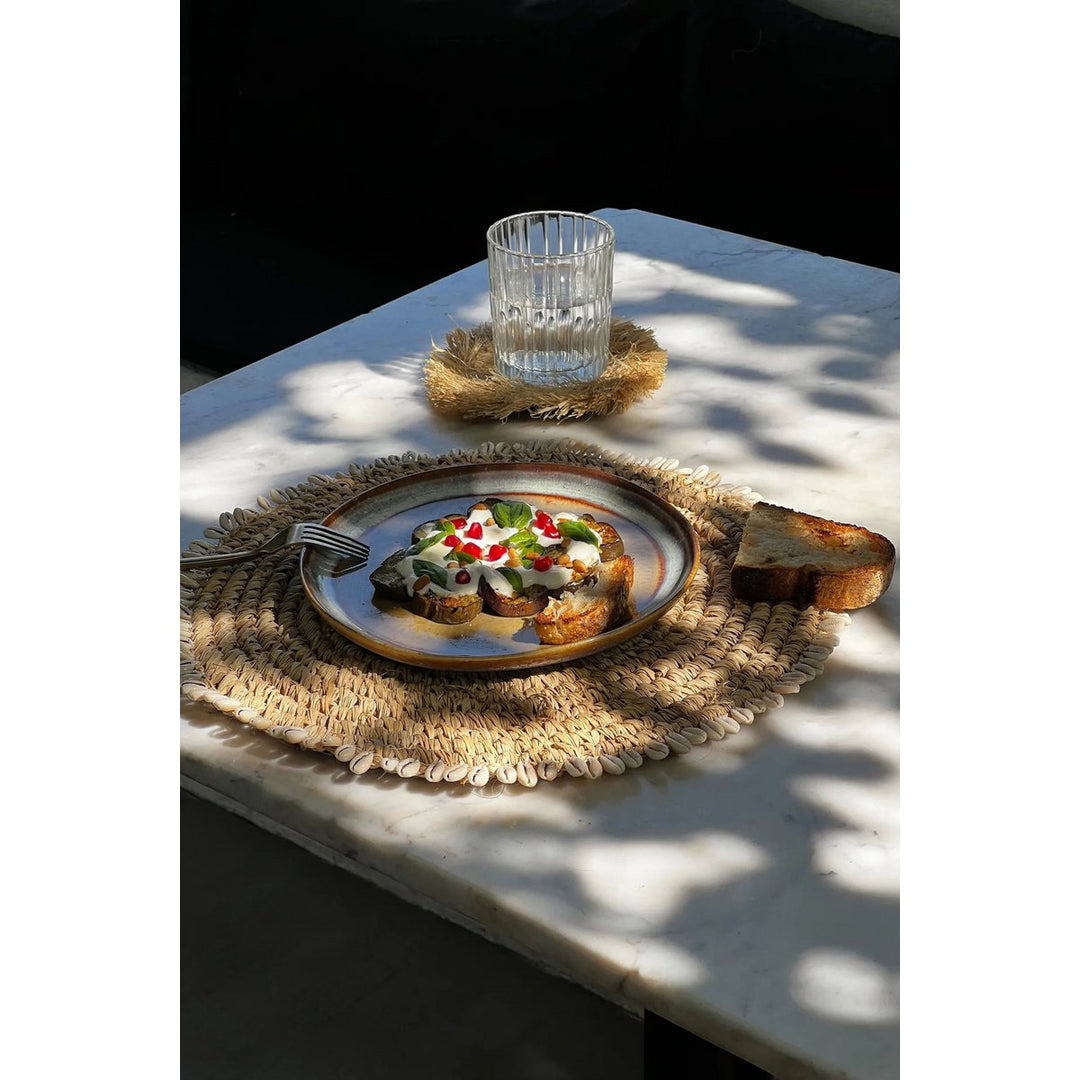 RAFFIA SHELL Tischset - Platzset - Wanddeko