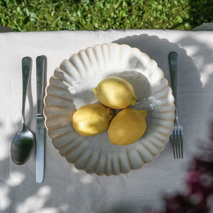 Teller MALLORCA / Suppe - Pasta / 6er Set / 24cm / sand