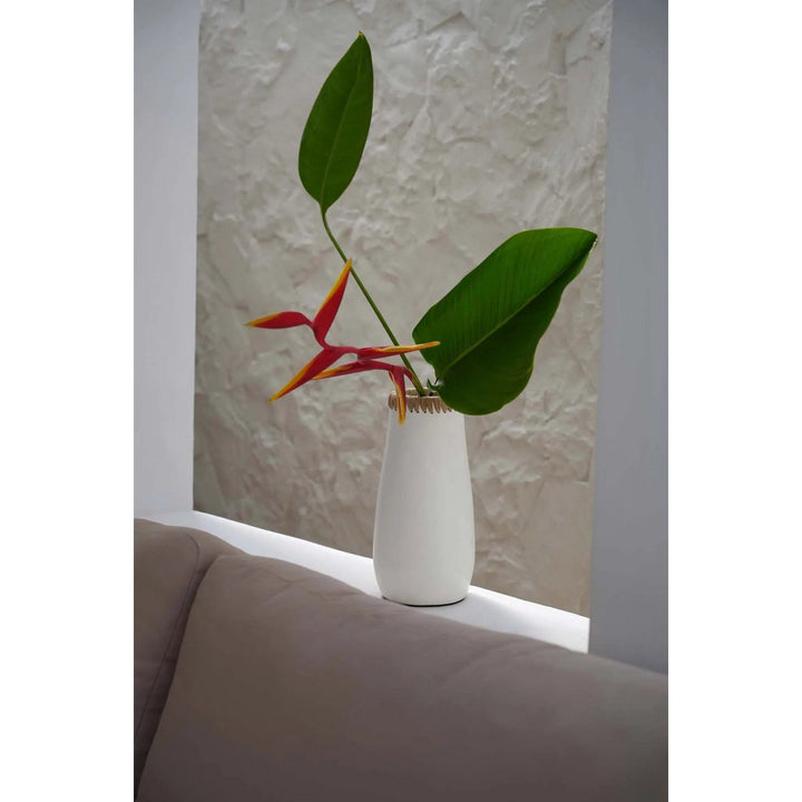 The Sneaky Vase - Weiß Natur - M