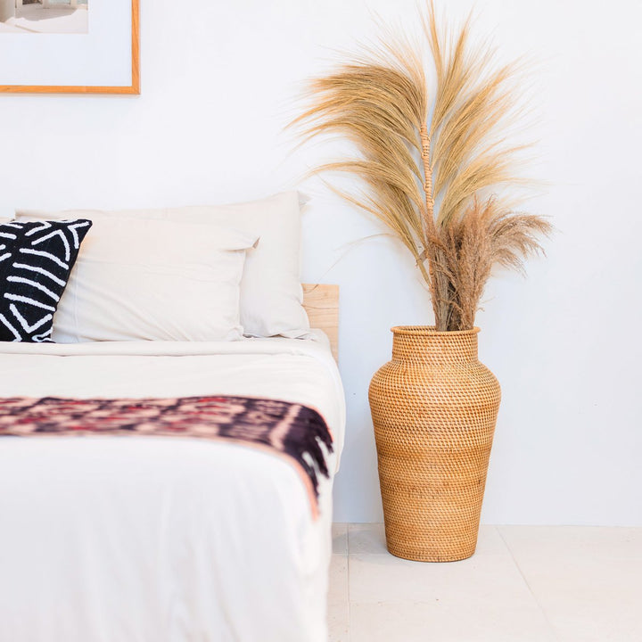Rattanvase KIDUNG – Dekovase – Bodenvase