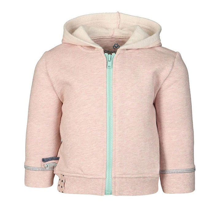 OrganicEra Bio-Baby-Kapuzenjacke, Rose