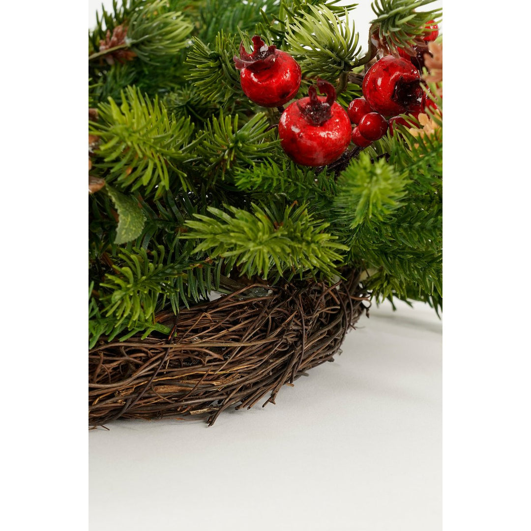 Kranz "Austin"- Weihnachtsdeko mit Tannengrün & Beeren - Ø40cm