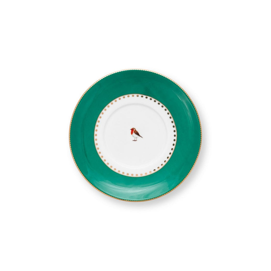 Espressotassen 2er-Set LOVE BIRDS MEDALLION Stripes GREEN