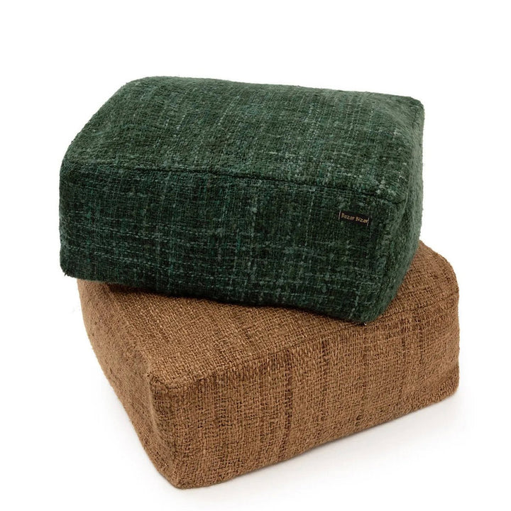 OH MY GEE Pouffe Waldgrün - Sitzhocker - Fußhocker
