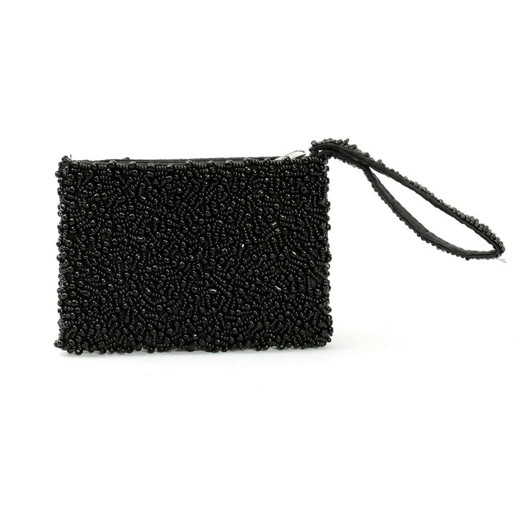 BLACK PEARL Tasche - Mini Clutch - Handgelenkstasche - Geldbeutel