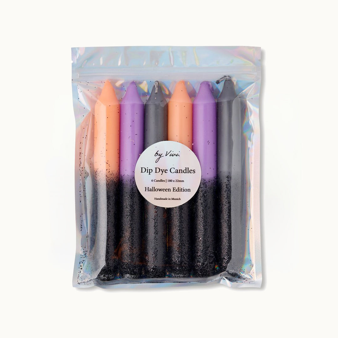 Dye Kerzen Set: Glitter Halloween