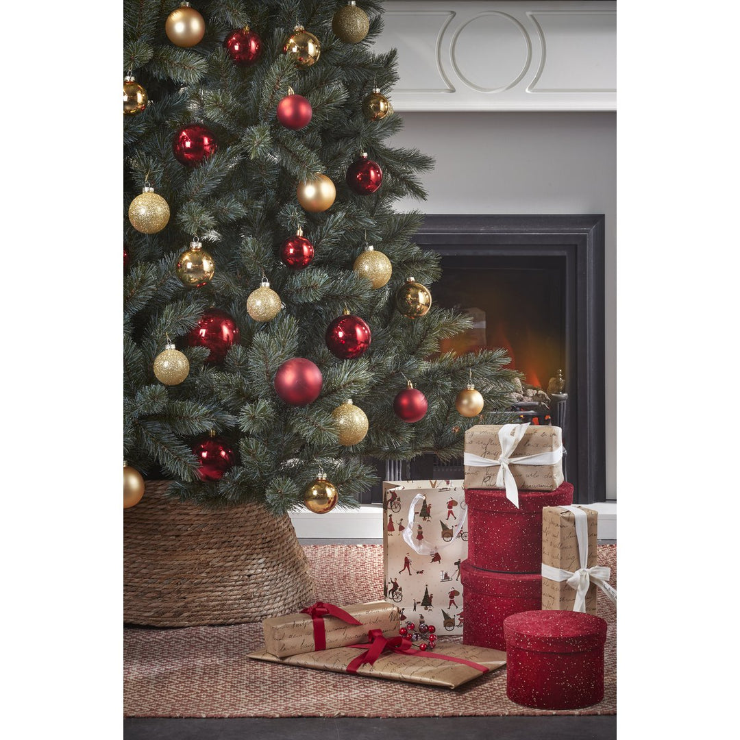 Weihnachtsbaum Korb - H26 x Ø58 cm - Seegras - Naturbraun