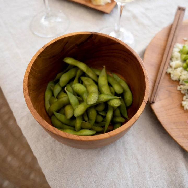 TEAK ROOT Schale S - Salatschüssel - Dekoschale