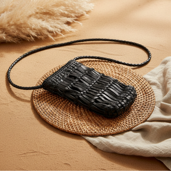 DIAL DIVA PHONE BAG Ledertasche - Handytasche - kleine Umhängetasche