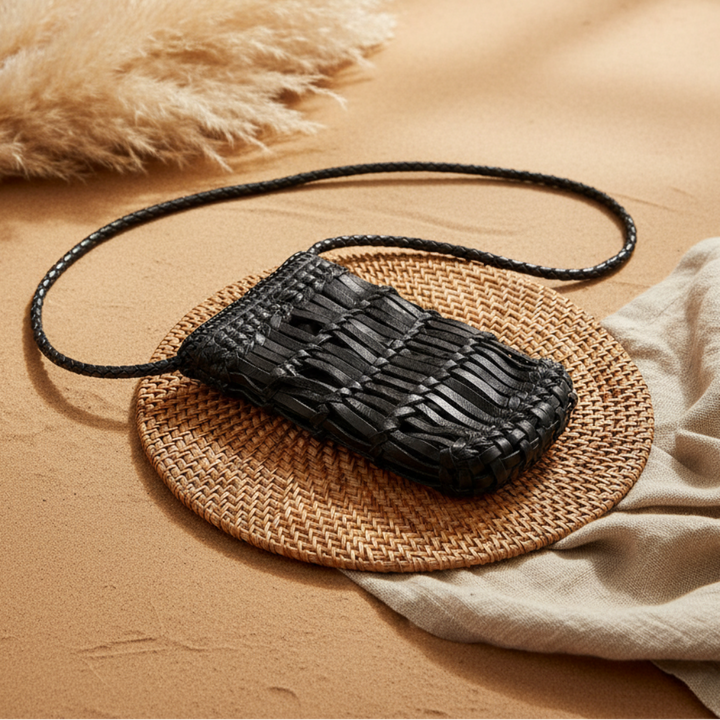DIAL DIVA PHONE BAG Ledertasche - Handytasche - kleine Umhängetasche