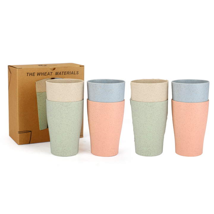 biobasierte Becher | 8er-Set