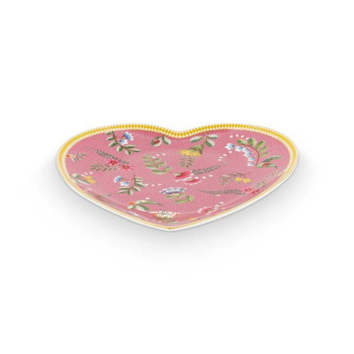 Teller in Herzform LA MAJORELLE Pink - 2er-Set