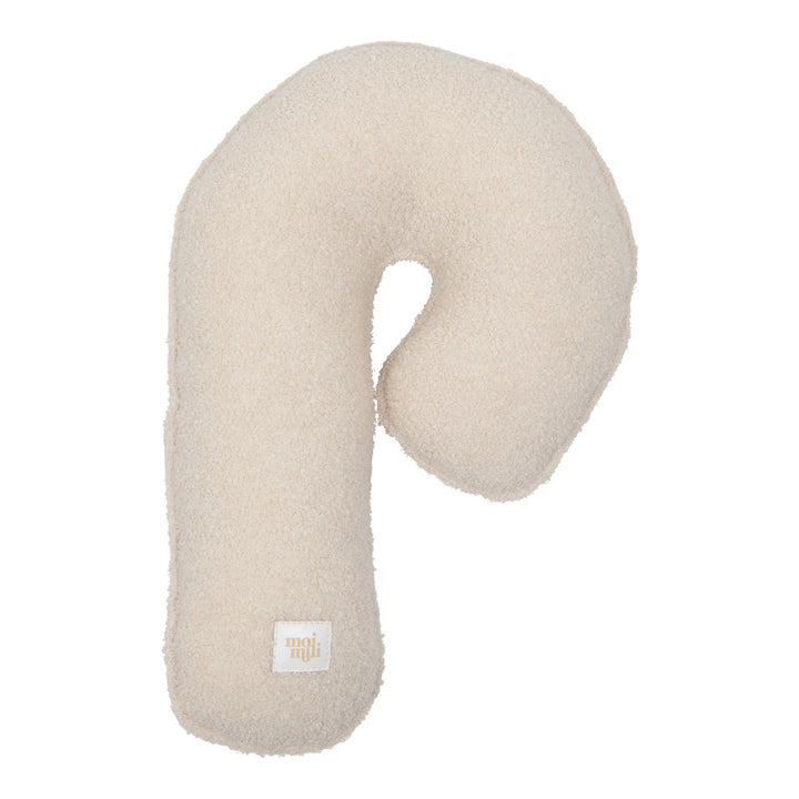 CANDY Patchwork-Kissen / Weiß flauschig