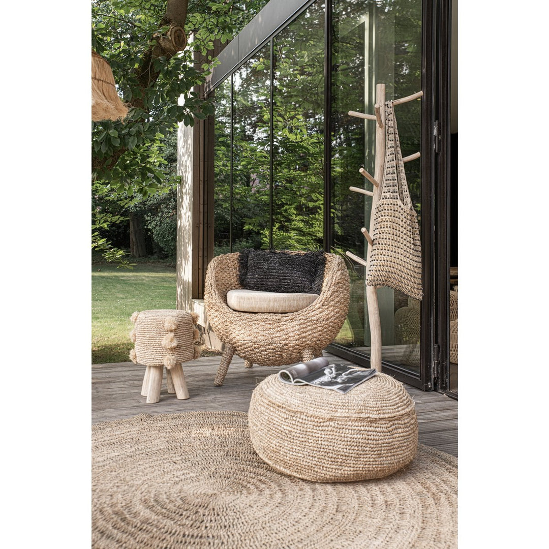 RAFFIA FLORES Pouf - Natur