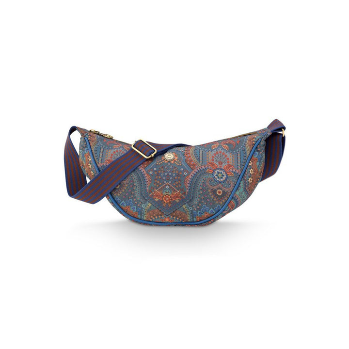 Half Moon Cross Body Bag FREYA JABALI BLUE
