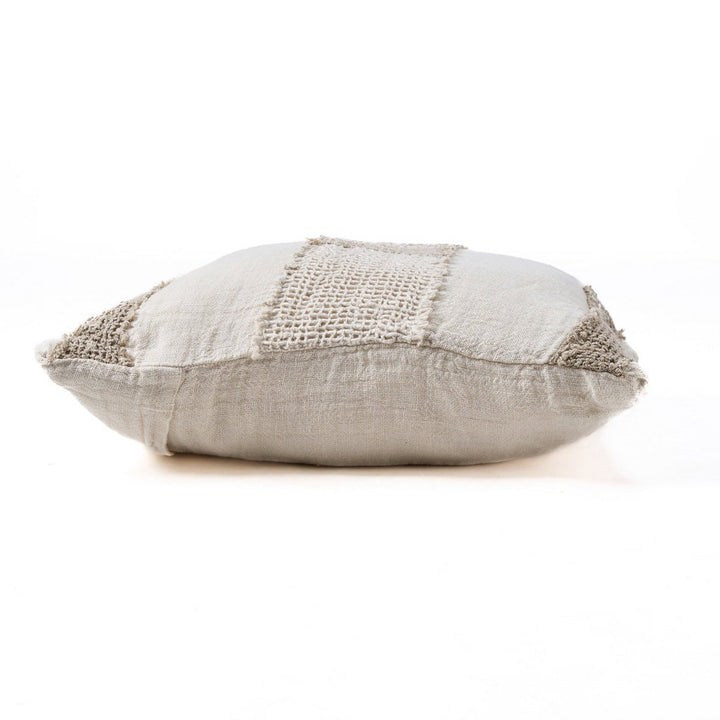 LINEN THREADS Kissenbezug - Leinen Natur 50x50