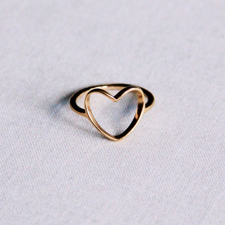 Ring - HEART Shape - Gold