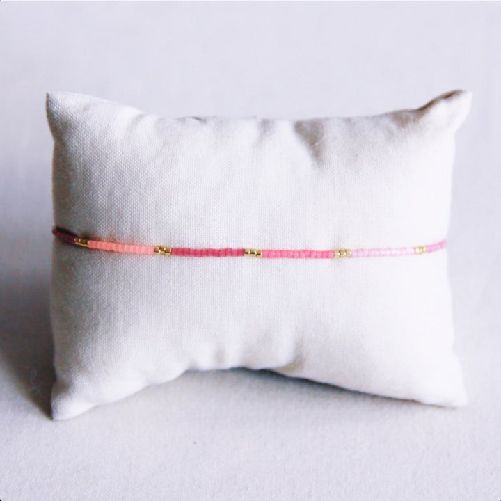 Armband - Miyuki - Colorblock Pink