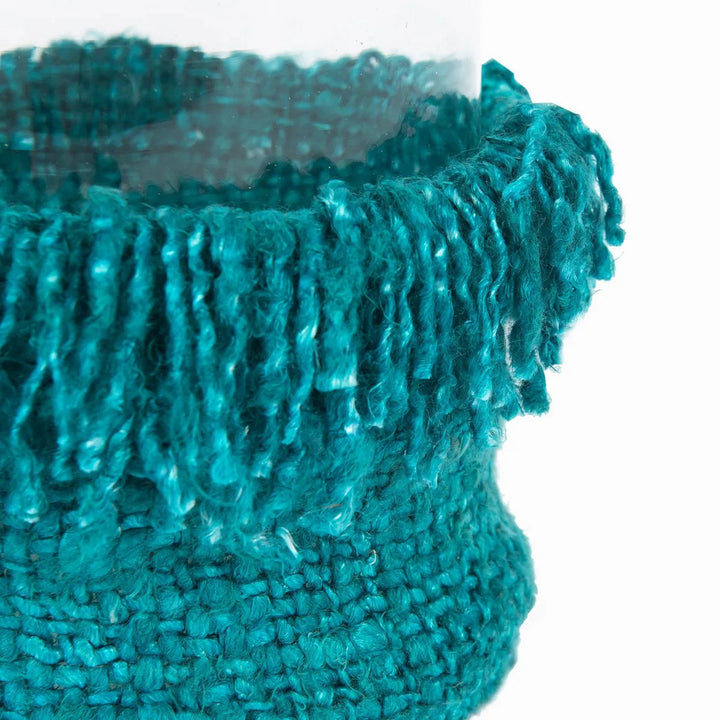 OH MY GEE Kerzenhalter XXL Aqua - Windlicht