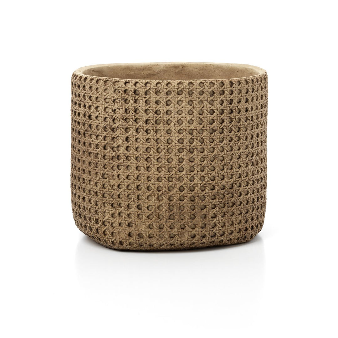RATTANROCK Pflanzkübel XL - Pflanztopf - Dekotopf