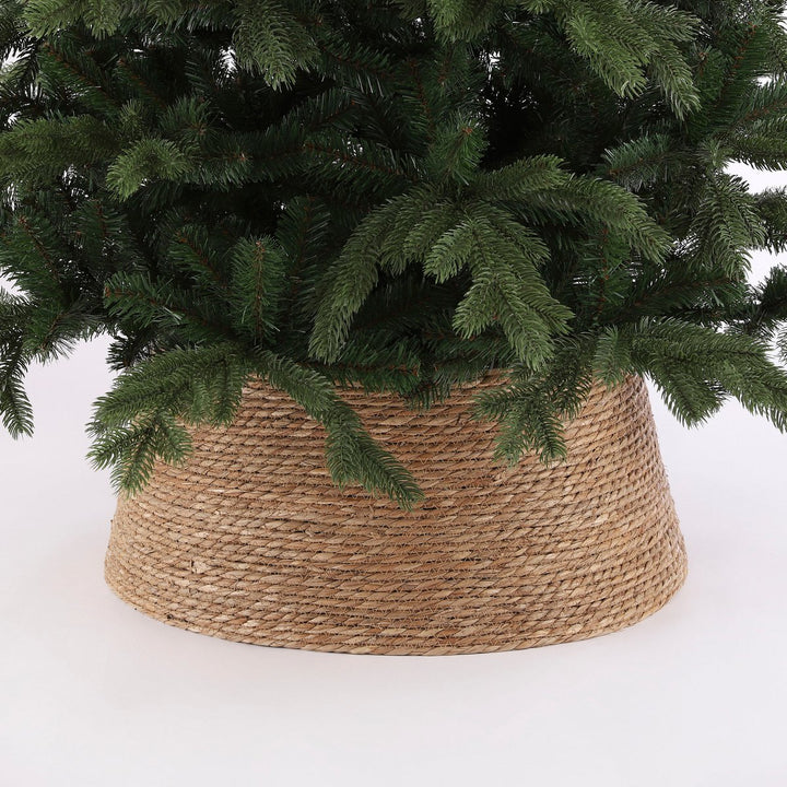Ständerabdeckung - Weihnachtsbaum Korb - Seegras - Naturbraun - Ø58cm