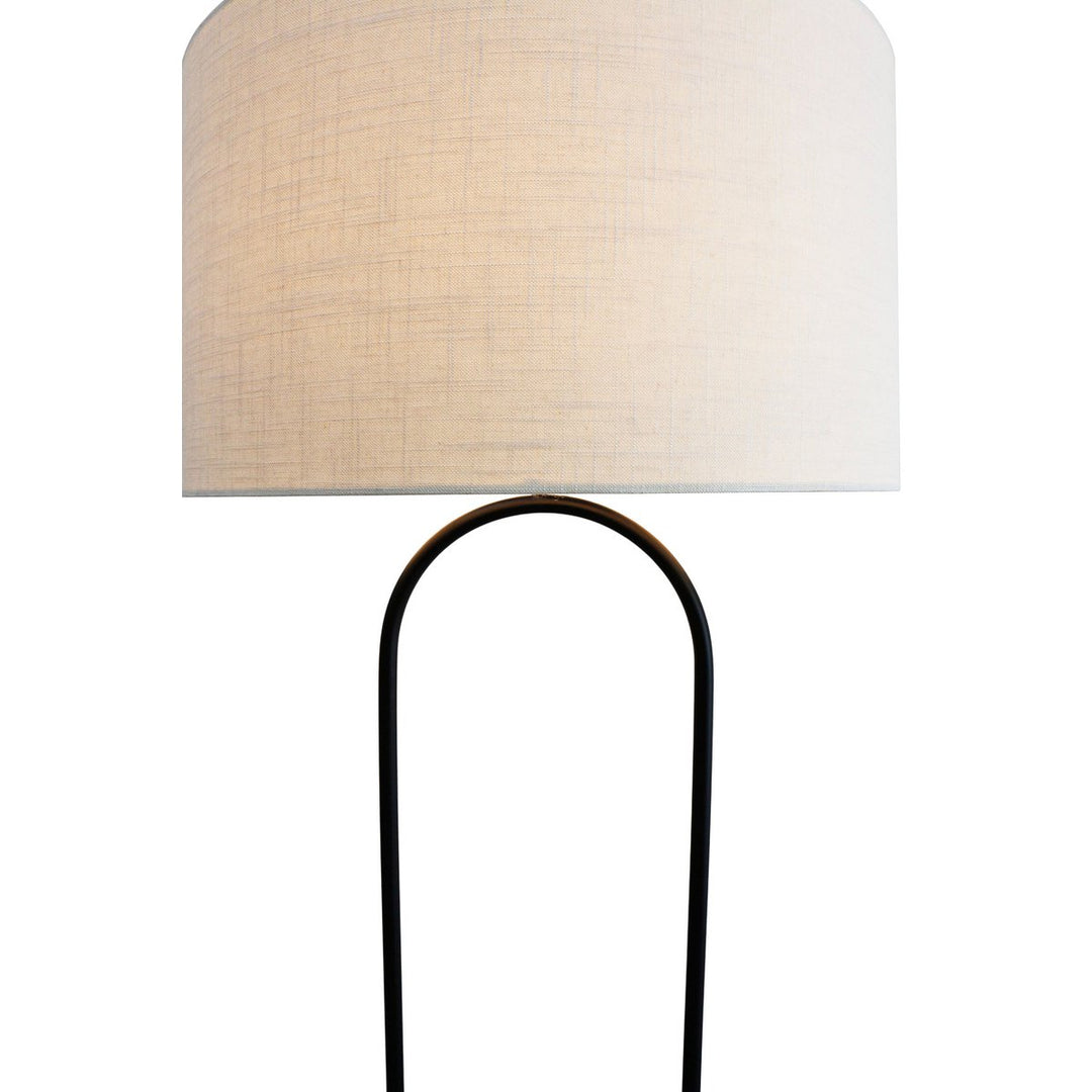 Stehleuchte BRANCHES - Deko Lampe mit Pflanztopf - Leinen/Treibholz Natur 155cm