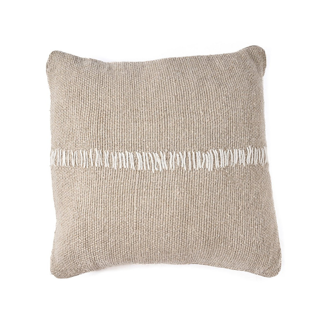 LINEN STITCH Kissenbezug - Leinen Natur 50x50