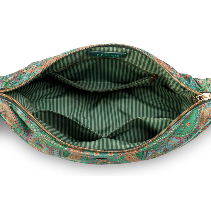 Half Moon Cross Body Bag FREYA JABALI GREEN