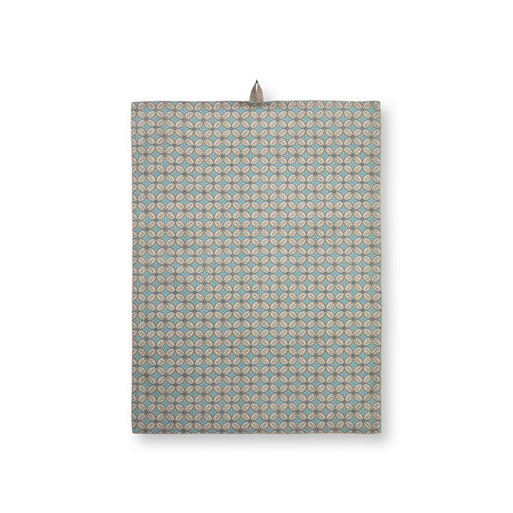 Geschirrtücher 2er-Set BLOOMING TALES Khaki-Blue 50x70cm