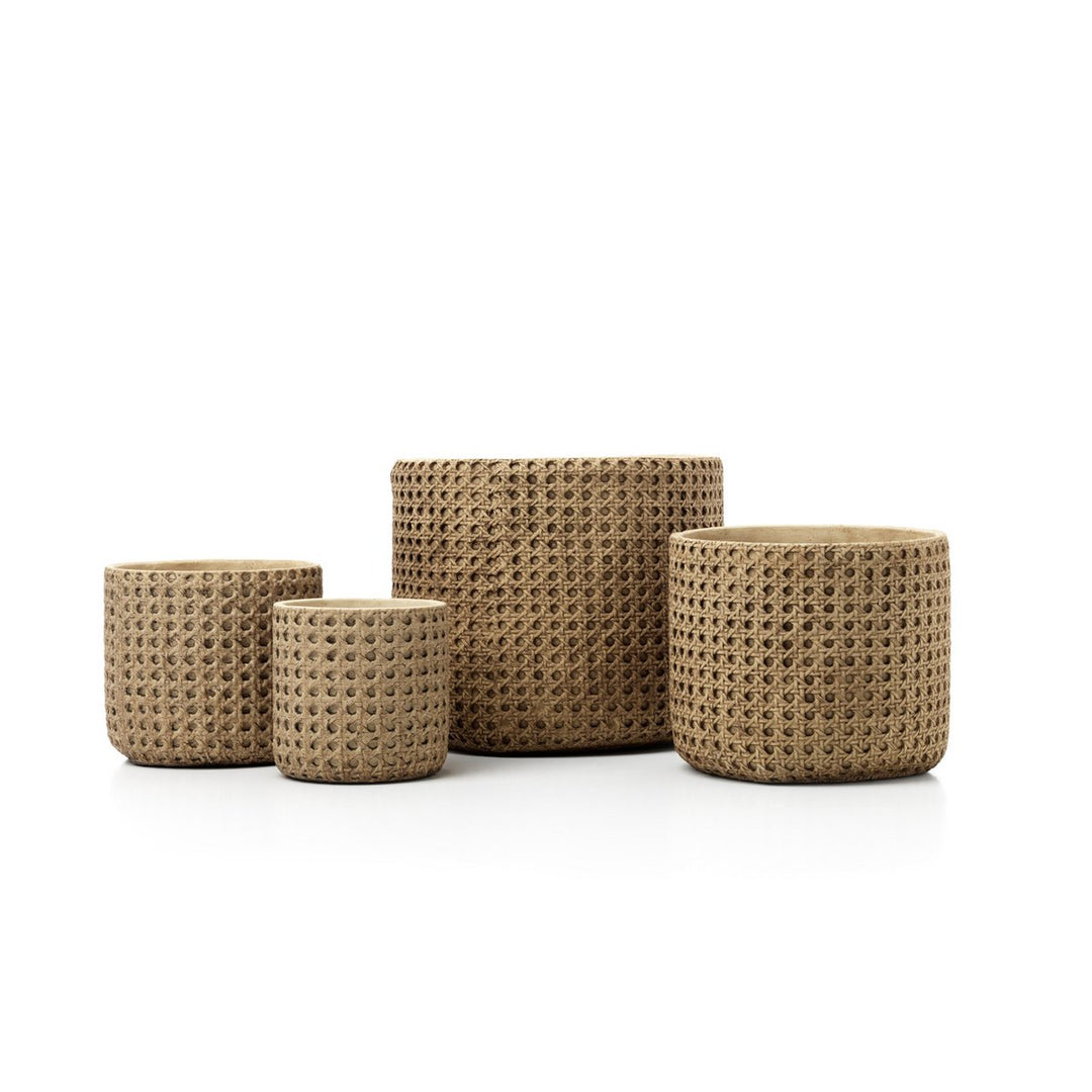 RATTANROCK Pflanzkübel M - Pflanztopf - Dekotopf